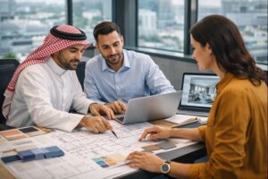 مكاتب التصميم الداخلي في السعودية