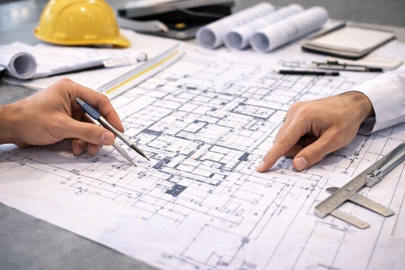 مراحل الإشراف الهندسي على البناء من بداية المشروع حتى التسليم