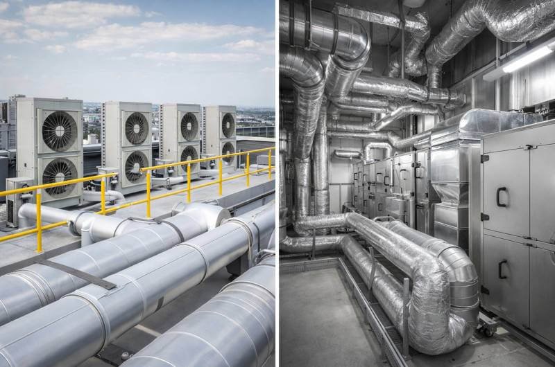 تصميم أنظمة التكييف والتهوية HVAC للمباني | وأفضل الممارسات