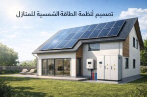 تصميم أنظمة الطاقة الشمسية للمنازل في السعودية – دليل اختيار النظام المناسب