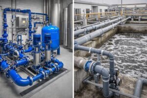 تصميم أنظمة المياه والصرف الصحي في السعودية