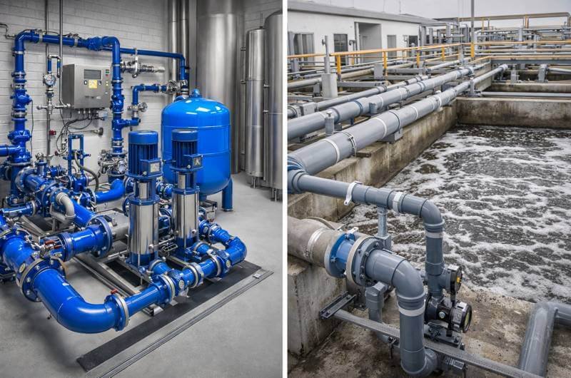 تصميم أنظمة المياه والصرف الصحي للمشاريع - خدمات هندسية متكاملة في السعودية