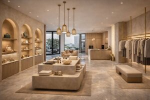 تصميم داخلي للمحلات التجارية والمعارض