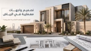 تصميم واجهات معمارية في الرياض: كيف تختار الواجهة المناسبة لمشروعك؟