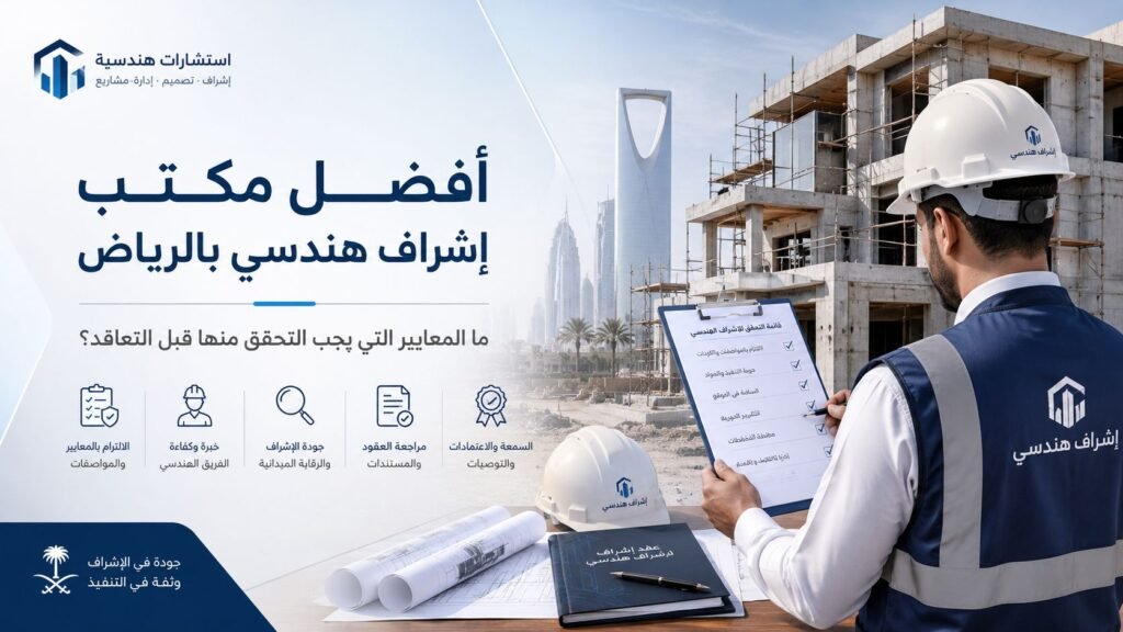 أفضل مكتب إشراف هندسي بالرياض
