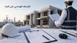 تكلفة الإشراف الهندسي على البناء في الرياض