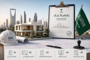 إصدار رخصة بناء في السعودية