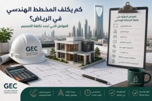كم يكلف المخطط الهندسي في الرياض