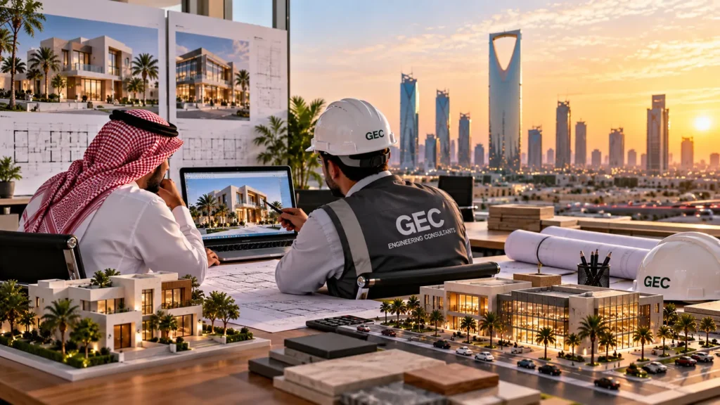 أفضل مكتب استشارات هندسية في الرياض لمشروع سكني أو تجاري