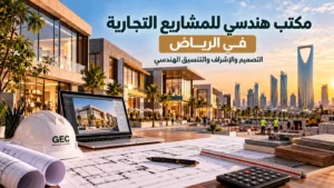أفضل مكتب هندسي للمشاريع التجارية بالرياض - القويحص GEC