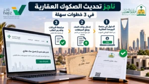 ناجز تحديث الصكوك العقارية في 3 خطوات سهلة